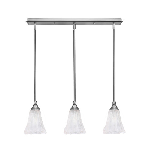 Toltec Lighting - 25-BN-729 - Three Light Linear Pendalier - Any - Brushed Nickel