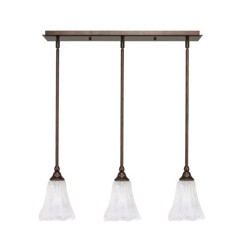 Toltec Lighting - 25-BRZ-729 - Three Light Linear Pendalier - Any - Bronze