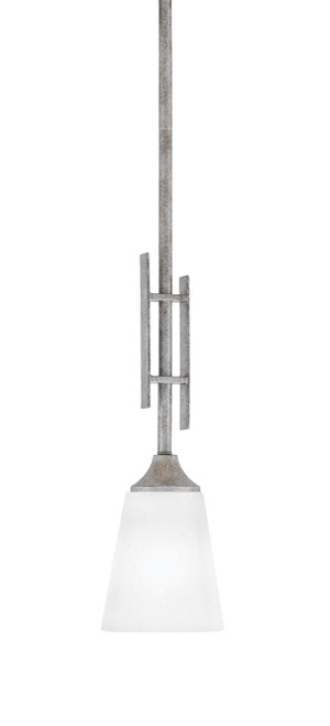 Toltec Lighting - 320-AS-460 - One Light Mini Pendant - Uptowne - Aged Silver