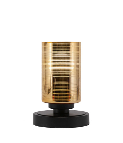 Toltec Lighting - 51-MB-6400 - One Light Table Lamp - Luna - Matte Black