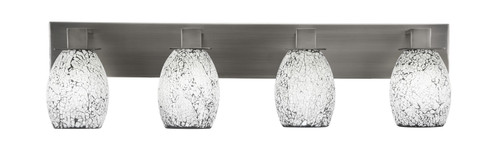 Toltec Lighting - 584-GP-4165 - Four Light Bath Bar - Apollo - Graphite