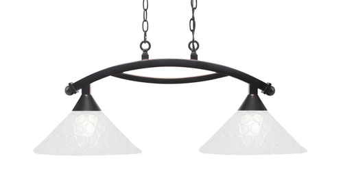 Toltec Lighting - 872-BC-441 - Two Light Island Pendant - Bow - Black Copper