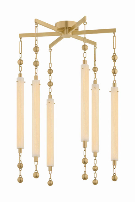 Corbett Lighting - 568-28-VB - LED Chandelier - Parigi - Vintage Brass