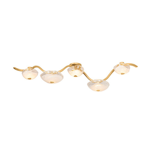 Corbett Lighting - 586-05-VGL - LED Linear - Kune - Vintage Gold Leaf