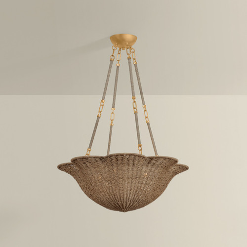 Hudson Valley - 1074-VGL - Four Light Chandelier - Ardonia - Vintage Gold Leaf