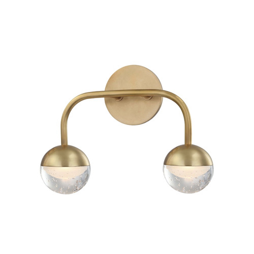 Hudson Valley - 1242-AGB - LED Bath Bracket - Boca - Aged Brass