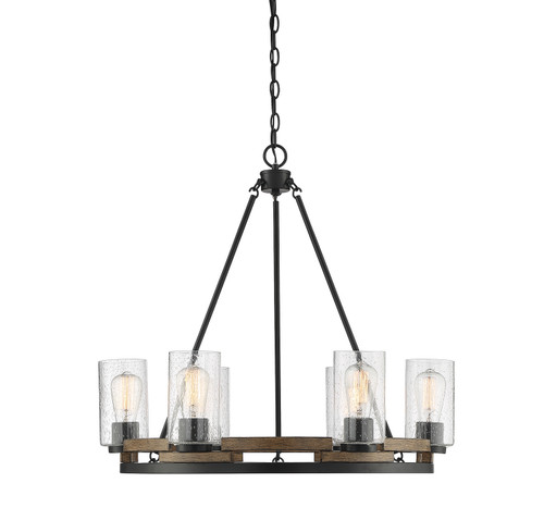 Lighting One E - V6-L1-7600-6-185 - Six Light Chandelier - Lynwood - Lodge