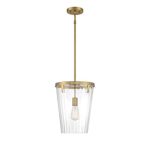 Lighting One E - V6-L7-2322-1-322 - One Light Pendant - Dimond - Warm Brass