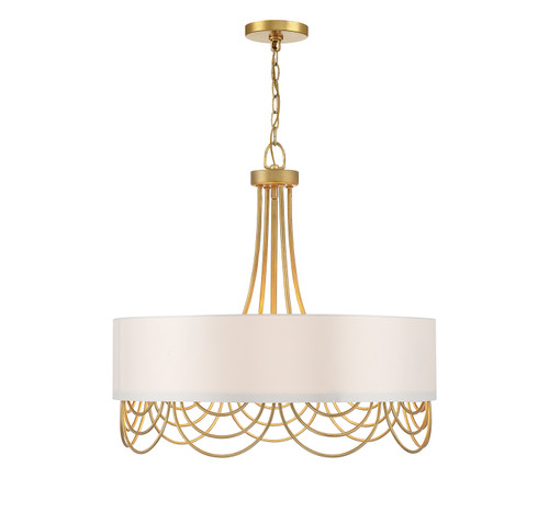 Lighting One E - V6-L7-7100-4-260 - Four Light Pendant - Croix - True Gold