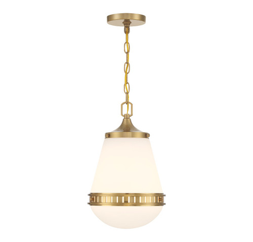 Lighting One E - V6-L7-7950-1-322 - One Light Pendant - Endura - Warm Brass