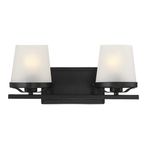 Lighting One E - V6-L8-5250-2-BK - Two Light Bathroom Vanity - Klein - Matte Black