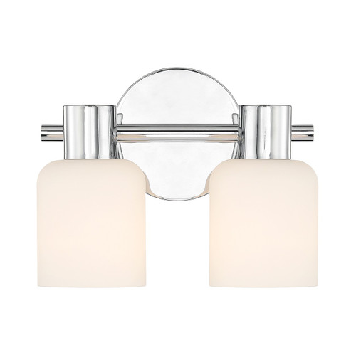 Lighting One E - V6-L8-9022-2-11 - Two Light Bathroom Vanity - Strand - Chrome
