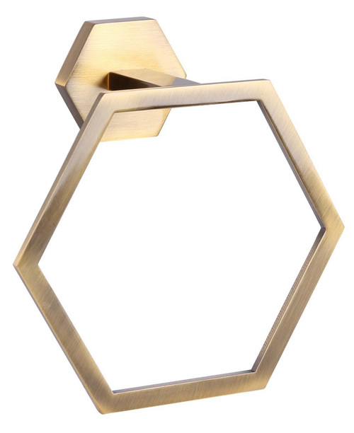 Canarm - BA109A07GD - Towel Ring - Atalee - Gold