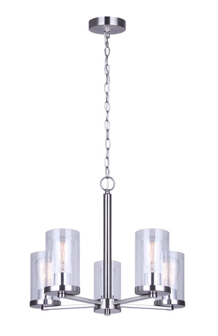 Canarm - ICH1234A05BN - Five Light Chandelier - Britton - Brushed Nickel