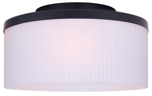 Canarm - IFM1165A14BK-FR - Three Light Flush Mount - Kinslea - Matte Black