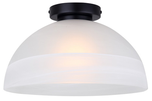 Canarm - IFM2260B13BK - One Light Flush Mount - Marek - Matte Black