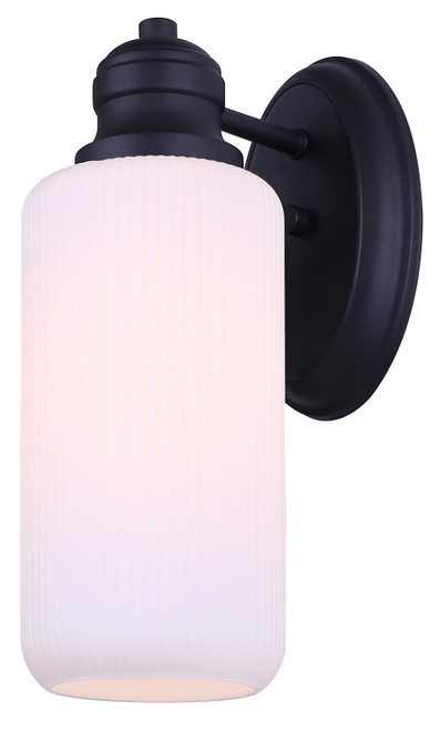 Canarm - IOL763BK - One Light Outdoor Wall Lantern - Vega - Sand Black