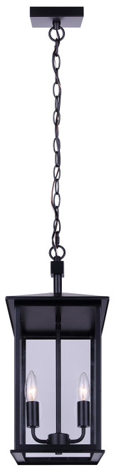 Canarm - IOL769BK - Two Light Outdoor Pendant - Rossland - Matte Black