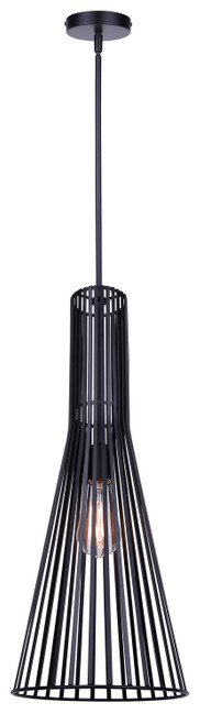 Canarm - IPL1238A01BK24 - One Light Pendant - Elim - Matte Black