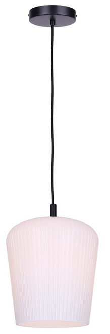 Canarm - IPL1249A01BK-OR - One Light Pendant - Leandro - Matte Black