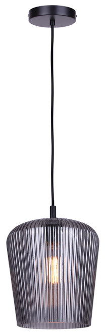 Canarm - IPL1249A01BK-SR - One Light Pendant - Leandro - Matte Black