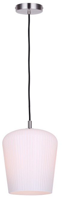 Canarm - IPL1249A01BN-OR - One Light Pendant - Leandro - Brushed Nickel