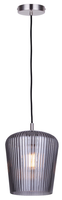 Canarm - IPL1249A01BN-SR - One Light Pendant - Leandro - Brushed Nickel