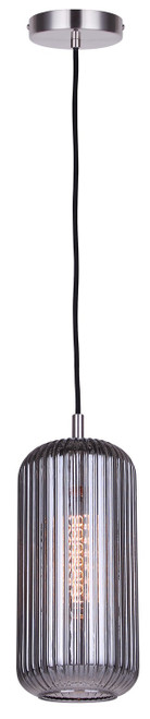 Canarm - IPL1250A01BN-SR - One Light Pendant - Malek - Brushed Nickel