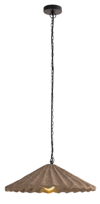 Canarm - IPL2245B01NC - One Light Pendant - Rome - Cement And Natural Fibres