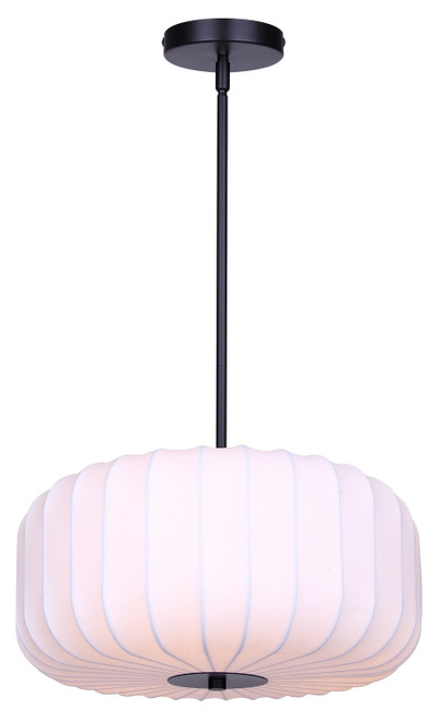 Canarm - IPL2253B03BK16 - Three Light Pendant - Elle - Matte Black