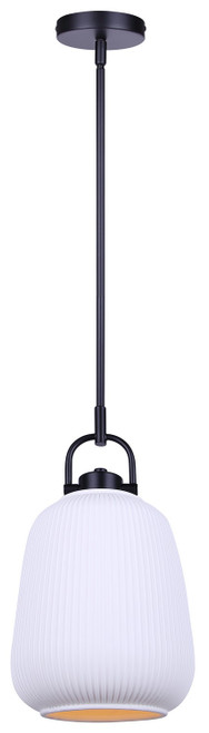 Canarm - IPL2263B01BK - One Light Pendant - Kaslo - Matte Black
