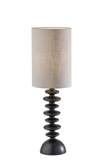 Adesso Home - 1605-01 - Table Lamp - Beatrice - Matte Black Polyresin
