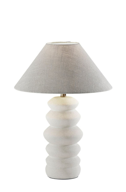 Adesso Home - 1640-02 - Table Lamp - Marcey - Matte Off-White Ceramic