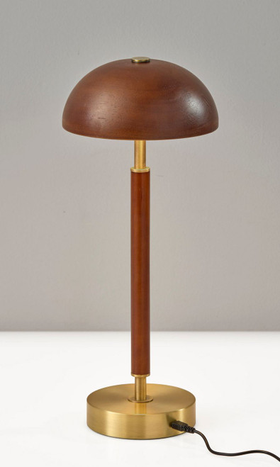 Adesso Home - 3064-15 - LED Table Lamp - Ronny - Walnut