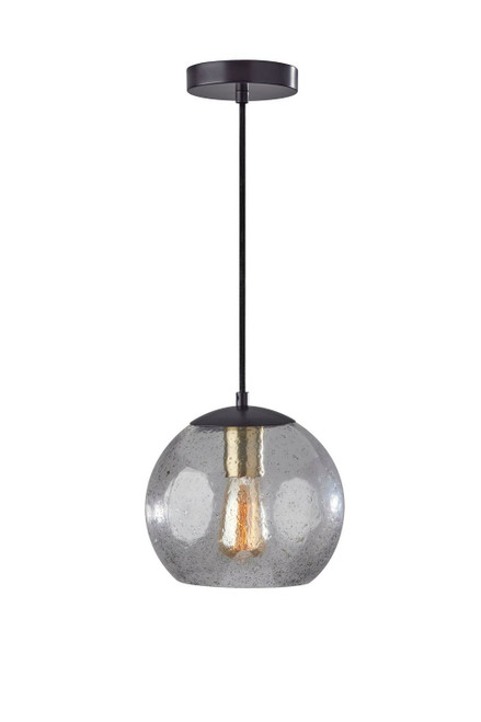 Adesso Home - 3590-26 - Pendant - Edie - Dark Bronze W. Brass