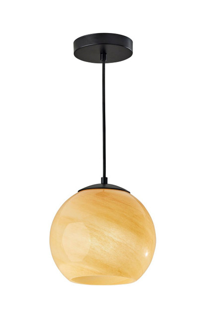 Adesso Home - 3786-01 - Pendant - Nolan - Black