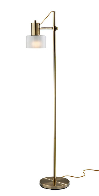 Adesso Home - 3940-21 - Floor Lamp - Rhodes - Antique Brass
