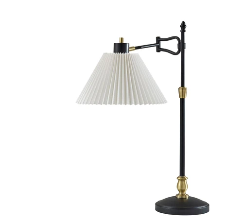 Adesso Home - 3968-01 - Table Lamp - Elijah - Black & Antique Brass