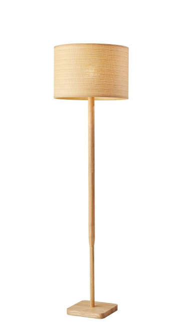 Adesso Home - 4093-18 - Floor Lamp - Ellis - Natural Wood
