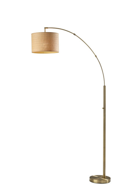 Adesso Home - 4249-18 - Floor Lamp - Bowery - Antique Brass