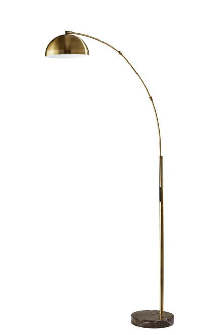 Adesso Home - 4308-21 - LED Floor Lamp - Bolton - Antique Brass