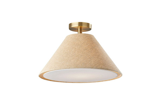 Adesso Home - 5010-12 - Flush Mount - Hadley - Antique Brass