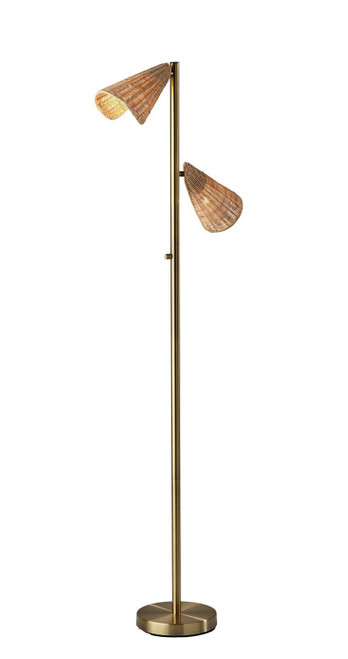 Adesso Home - 5114-21 - Tree Lamp - Cove - Antique Brass