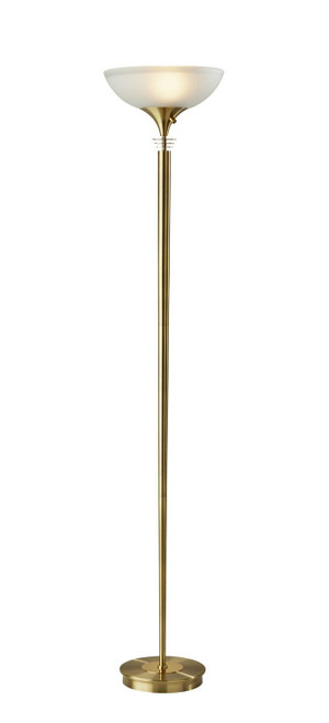 Adesso Home - 5120-21 - Two Light Torchiere - Metropolis - Antique Brass