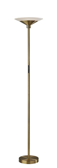 Adesso Home - 5121-21 - LED Torchiere - Solar - Antique Brass