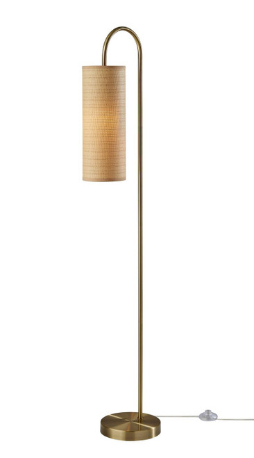 Adesso Home - 5193-21 - Floor Lamp - Mendoza - Antique Brass