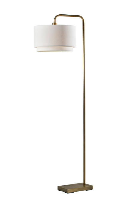 Adesso Home - 5195-21 - Floor Lamp - Brinkley - Antique Brass