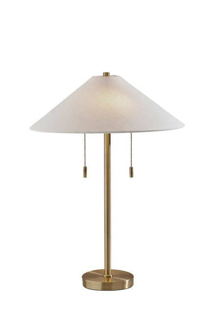 Adesso Home - 9400-21 - Two Light Table Lamp - Claremont - Antique Brass