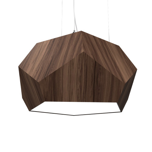 Accord Lighting - 1226.18 - Two Light Pendant - Facet - American Walnut