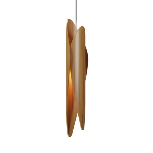 Accord Lighting - 1509.12 - One Light Pendant - Leaf - Teak